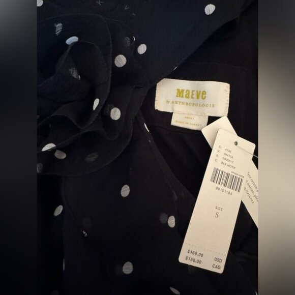 Maeve Halter Rosette Mini Dress Size S - Picture 5 of 5